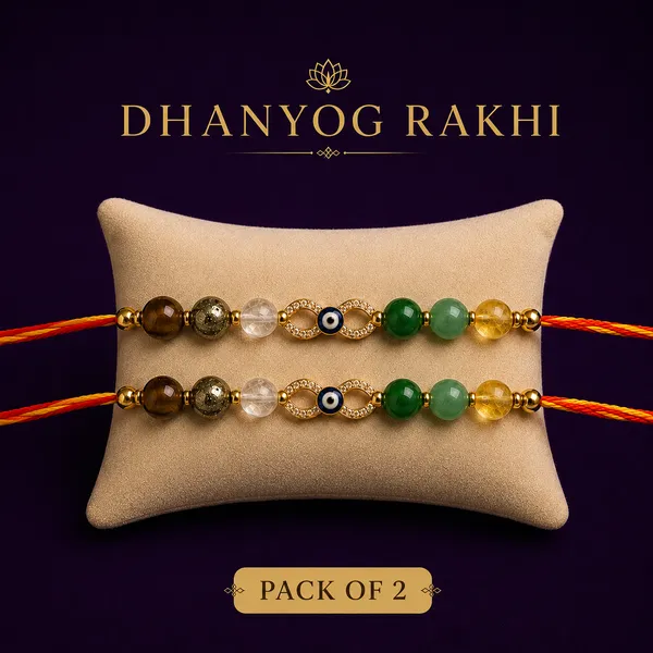 Dhanyog_Crystal_Rakhi_Pyrite_Tiger_Eye_Green_Aventurine_Bracelet_Rakhi_For_Brother_Pack_Of_2