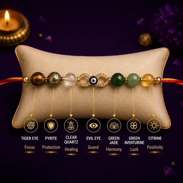 Dhanyog_Crystal_Rakhi_Pyrite_Tiger_Eye_Green_Aventurine_Bracelet_Rakhi_For_Brother_Pack_Of_1