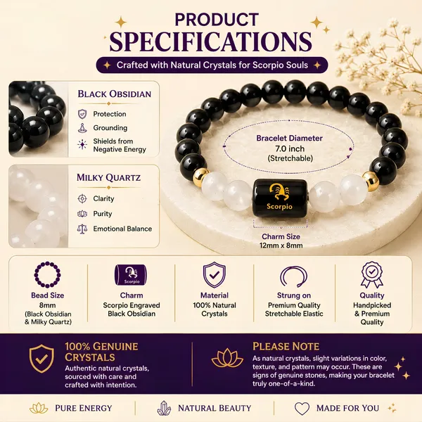 Scorpio_Zodiac_Bracelet_Black_Obsidian_Clear_Quartz_Vrishchik_Rashi_Default_Title