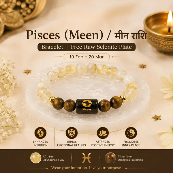 Pisces_Zodiac_Bracelet_Citrine_Tiger_Eye_Meen_Rashi