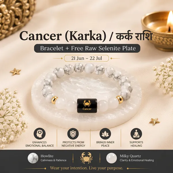 Cancer_Zodiac_Bracelet_Howlite_Clear_Quartz_Kark_Rashi