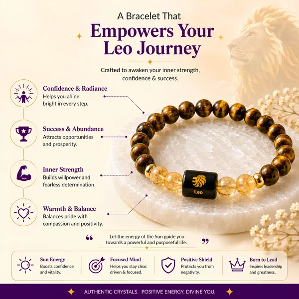 Leo_Zodiac_Bracelet_Tiger_Eye_Citrine_Singh_Rashi