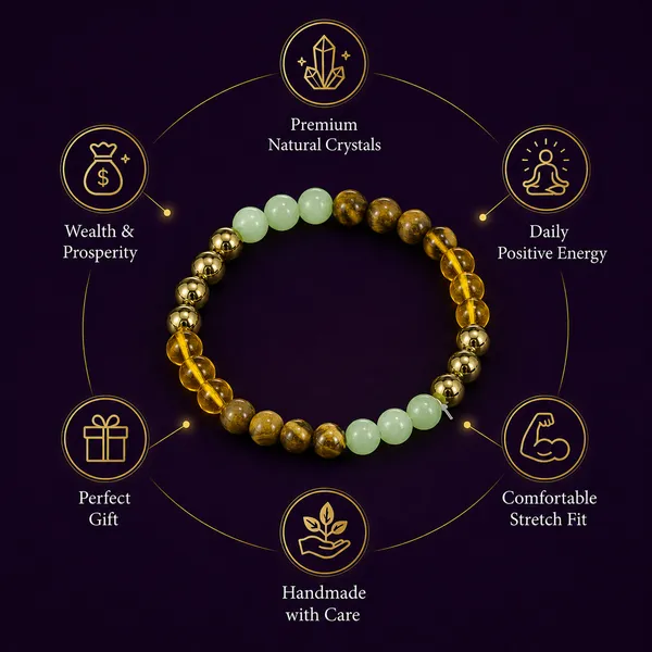 Money_Magnet_Bracelet_Buy_1_Get_1_With_Free_Raw_Selenite_Plate_Default_Title