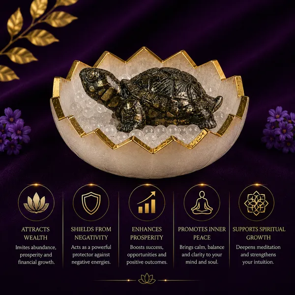 Pyrite_Tortoise_With_Selenite_Bowl