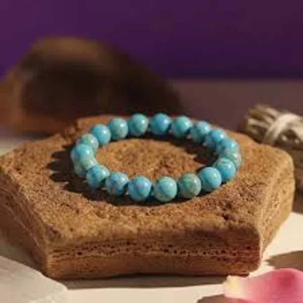 Blue_Beaded_Stretch_Bracelet_For_Women