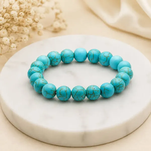 Turquoise_Beaded_Bracelet_For_Women