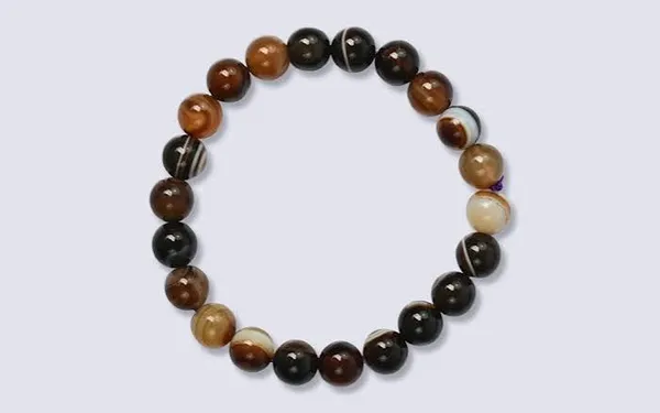 Black_Multicolour_Beaded_Bracelet_For_Men_And_Women