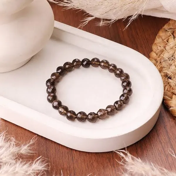 Brown_Faceted_Bead_Bracelet