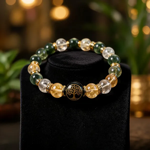 Multicolour_Crystal_Dhanyog_Bracelet_For_Men_And_Women