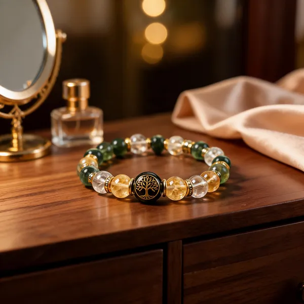Multicolour_Crystal_Dhanyog_Bracelet_For_Men_And_Women