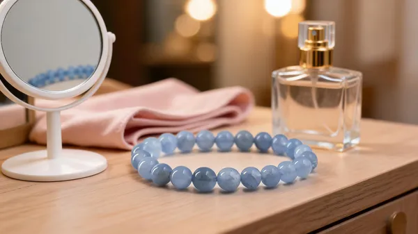 Blue_Beaded_Stretch_Bracelet_For_Women