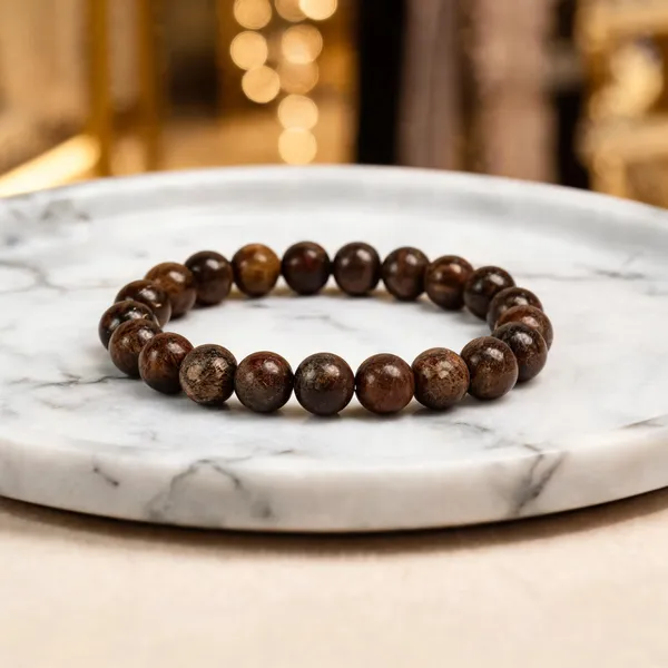 Brown_Beaded_Bracelet_For_Men_And_Women