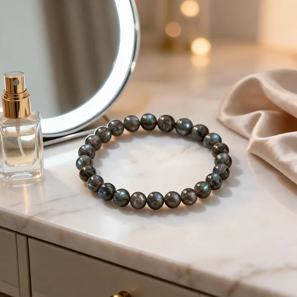 Grey_Labradorite_Beaded_Bracelet_For_Men_And_Women
