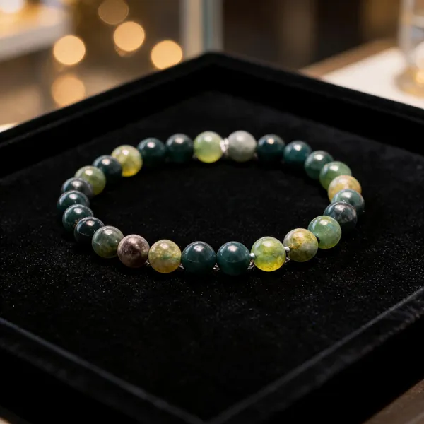 Green_Beaded_Bracelet_For_Unisex