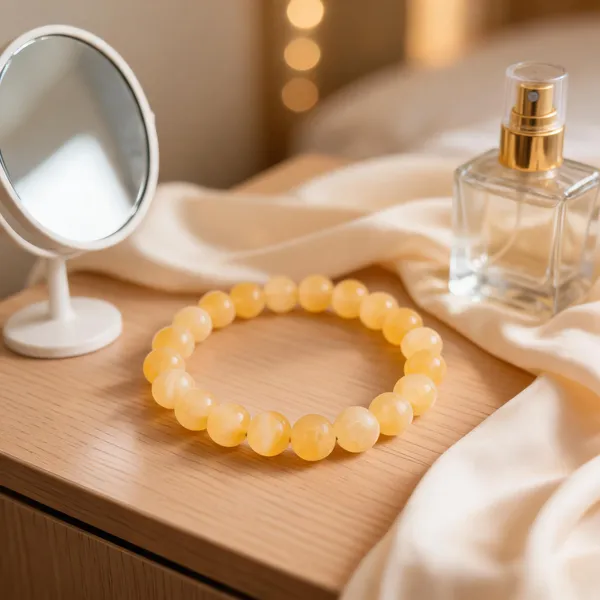 Yellow_Beaded_Crystal_Bracelet