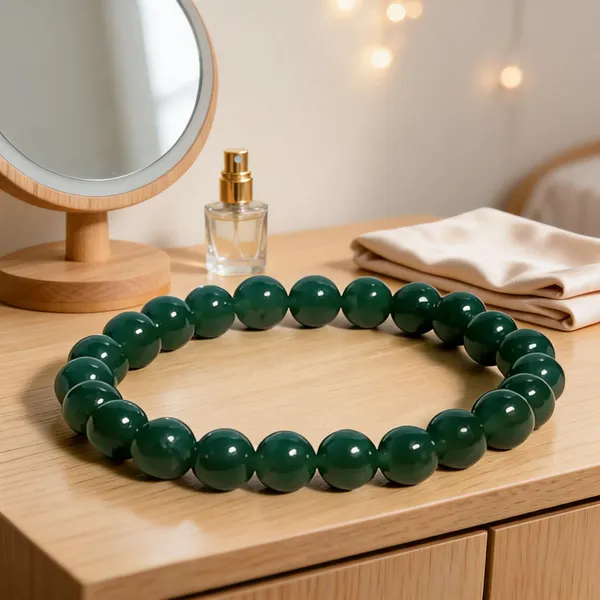 Green_Beaded_Bracelet_For_Unisex