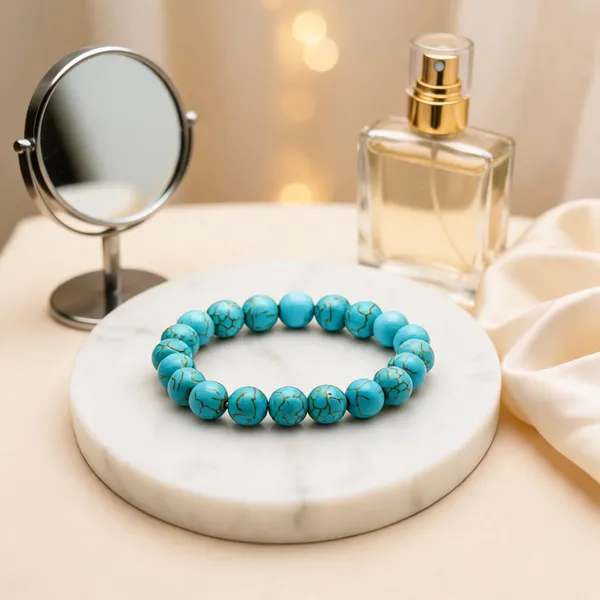 Turquoise_Beaded_Bracelet_For_Women
