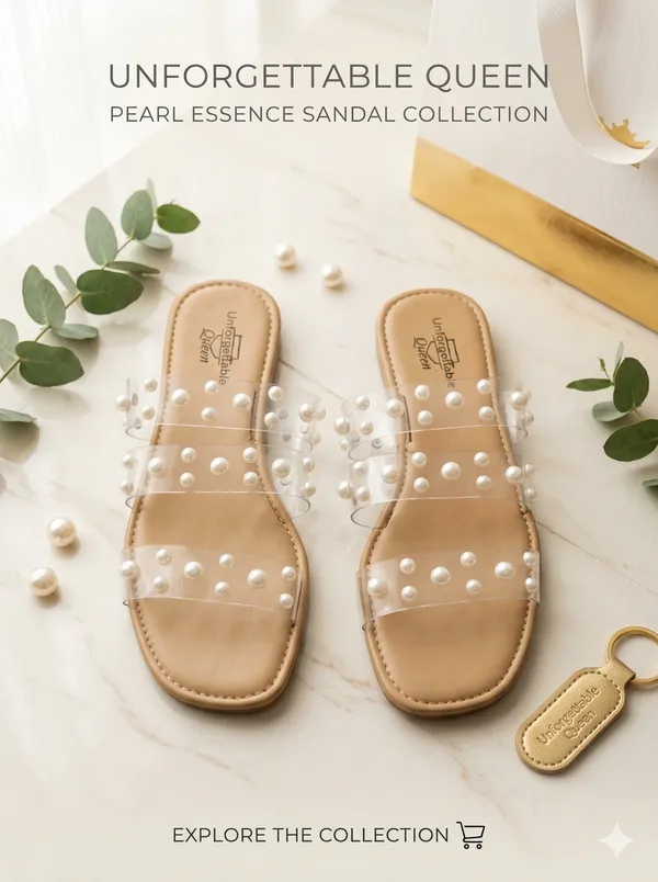 Beige_Tpu_Transparent_Pearl_Embellished_Flat_Sandals_For_Women