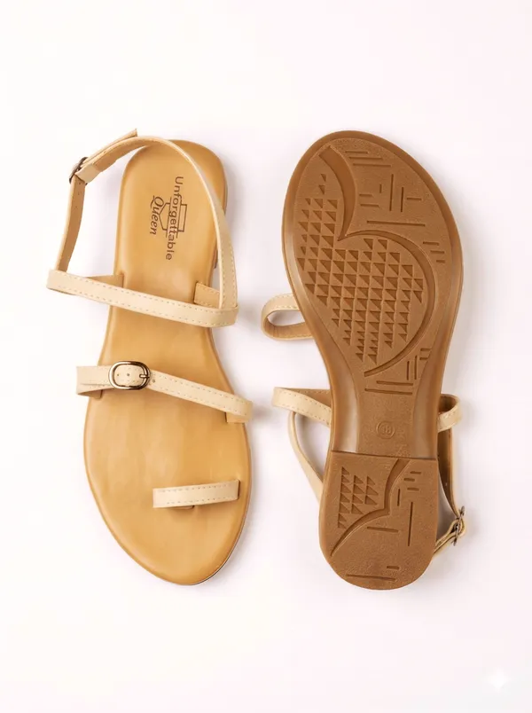 Beige_Latest_Flat_Sandals_For_Women