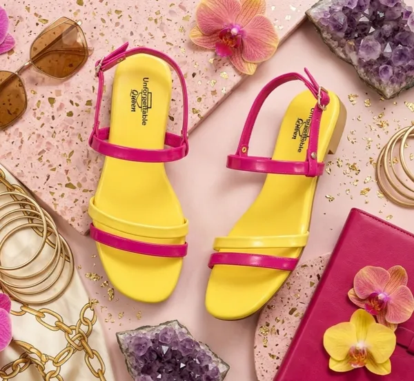 Multicolor_Strappy_Flat_Sandals_