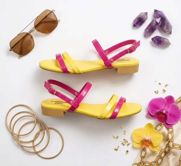 Multicolor_Strappy_Flat_Sandals_