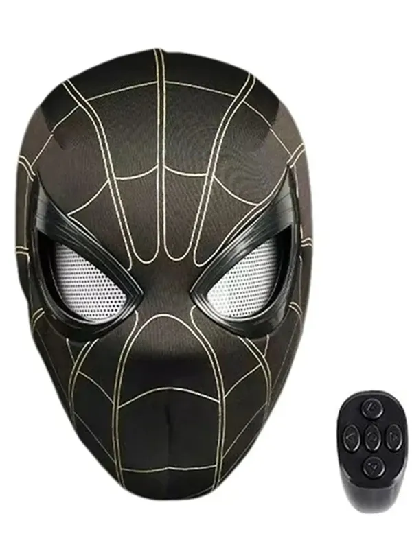 Led_Black_Spider_Man_Mask_With_Remote_Control_Stealth_Suit_Edition_Default_Title
