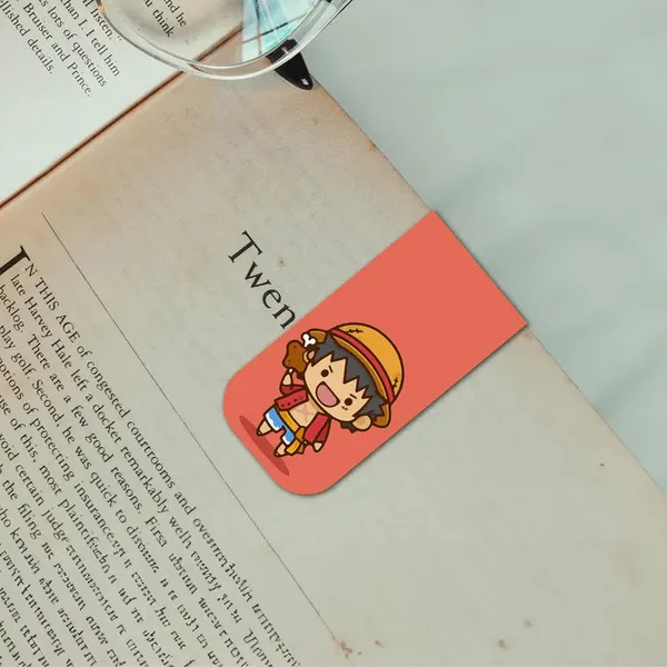 One_Piece_Chibi_Anime_Magnetic_Bookmarks_Set_Of_9_Default_Title