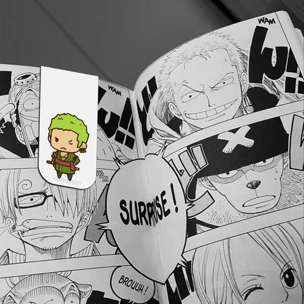 One_Piece_Chibi_Anime_Magnetic_Bookmarks_Set_Of_9_Default_Title