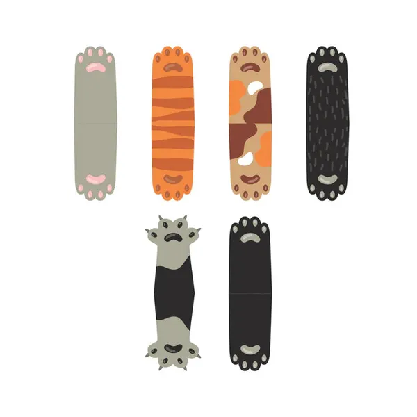 Cat_Paw_Magnetic_Bookmarks_Assorted_Cute_Book_Marks_Set_Of_6_Default_Title