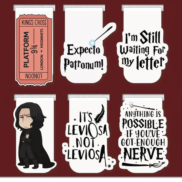 Harry_Potter_The_Hogwarts_Collection_Magnetic_Bookmarks_Set_Of_6_Default_Title