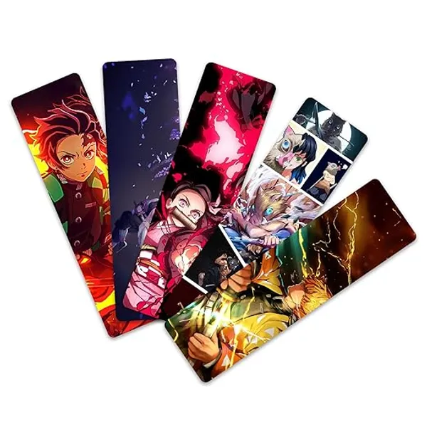 Anime_Bookmarks_Pack_Of_5_Decorative_Bookmarks_Demon_Slayer_Default_Title