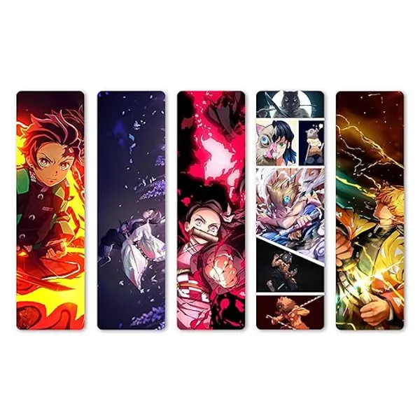 Anime_Bookmarks_Pack_Of_5_Decorative_Bookmarks_Demon_Slayer_Default_Title