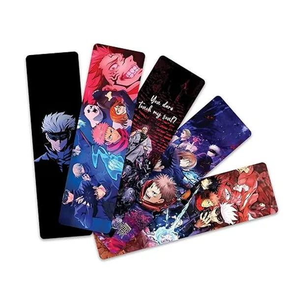 Anime_Bookmarks_Pack_Of_5_Decorative_Bookmarks_Jujutsu_Kaisen_Default_Title