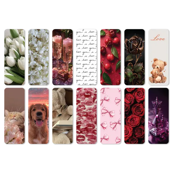 Romantic_Valentine_Designs_Bookmarks_Collection_For_Book_Lovers_Set_Of_14_Paperback_Bookmarks_Default_Title