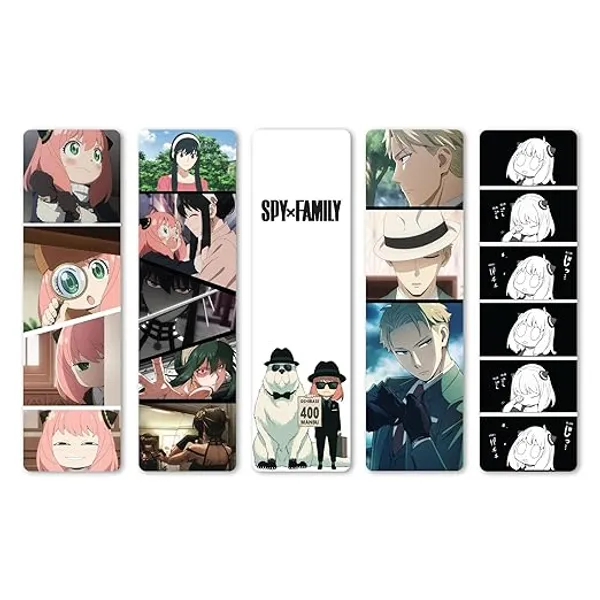 Anime_Bookmarks_Pack_Of_5_Decorative_Bookmarks_Spy_X_Family_Default_Title