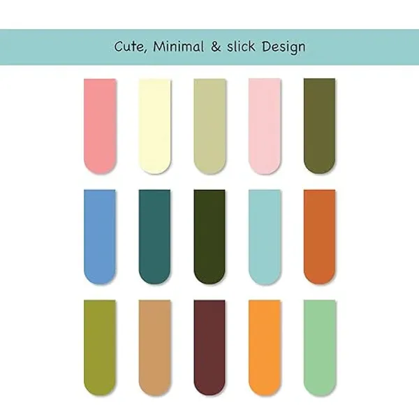 Minimal_Magnetic_Bookmark_For_Books_Solid_Colours_Set_Of_15_Default_Title