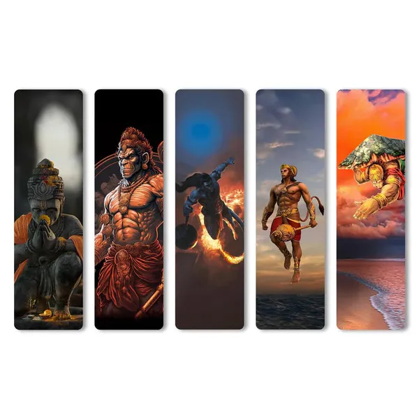 Divine_Sanatani_Magnetic_Decorative_Bookmark_Sets_Shri_Ram_Hanuman_Ji_Collectables_Default_Title