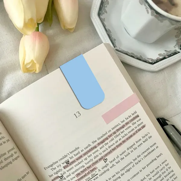 Minimal_Solid_Color_Magnetic_Bookmarks_Set_Of_12_Default_Title