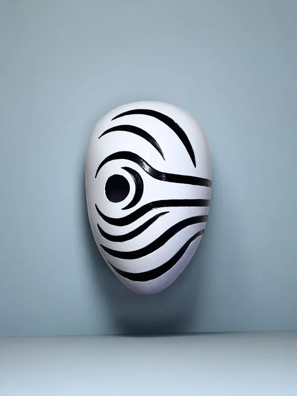3d_Printed_White_Striped_Mask_Default_Title