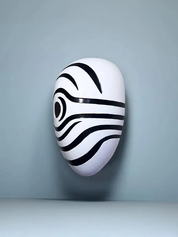 3d_Printed_White_Striped_Mask_Default_Title