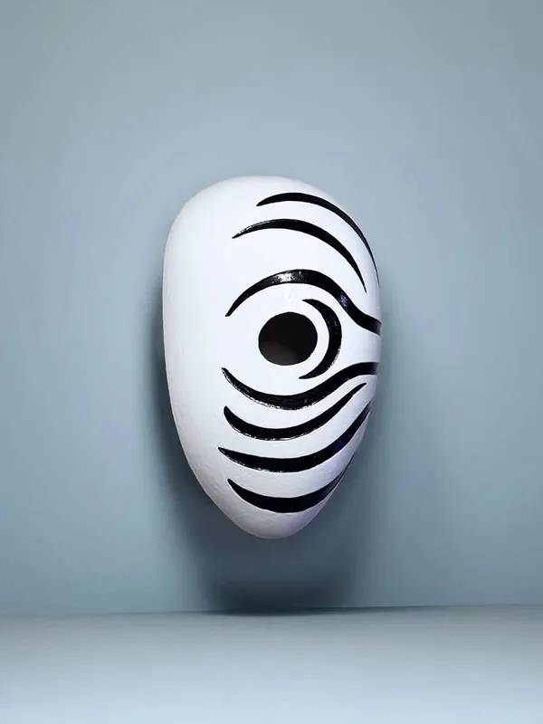 3d_Printed_White_Striped_Mask_Default_Title