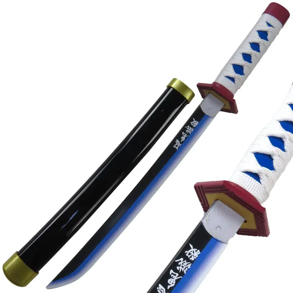 Giyu_Tomioka_Wooden_Katana_42cm_With_Stand_Demon_Slayer_Default_Title