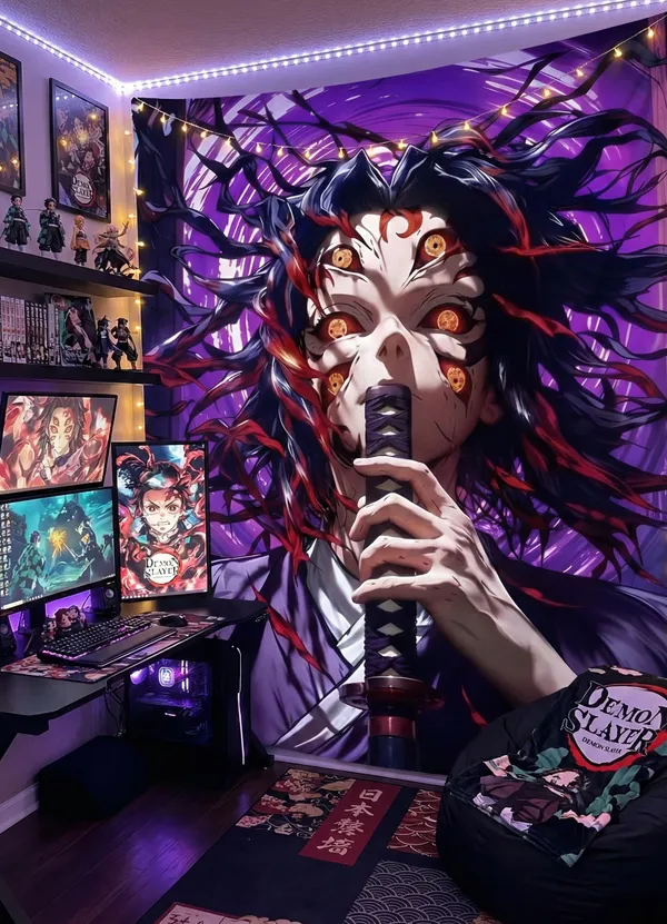 Jurojin_Junction_Kokushibo_Demon_Slayer_Tapestry_For_Home_Bedroom_Living_Room_Multicolor