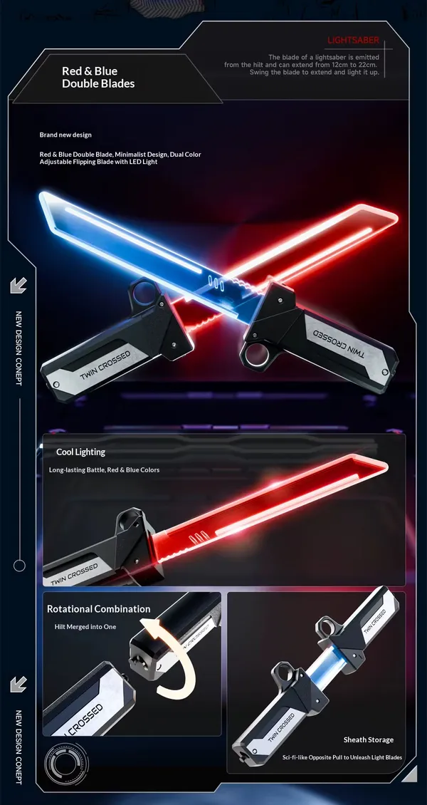 Double_Edged_Lightsaber_With_Telescopic_Strap_Swords_Set_Double_Knife_Pair_Pre_Orders_Only_Default_Title