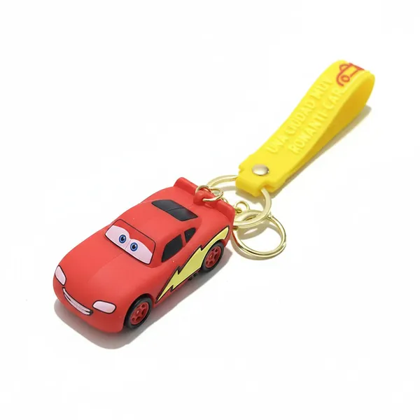 Lightning_Mc_Queen_Car_3d_Keychain_Cartoon_Character_Anime_Accessory_For_Bags_Keys_Backpacks_Keychain_Pack_Of_3_Default_Title