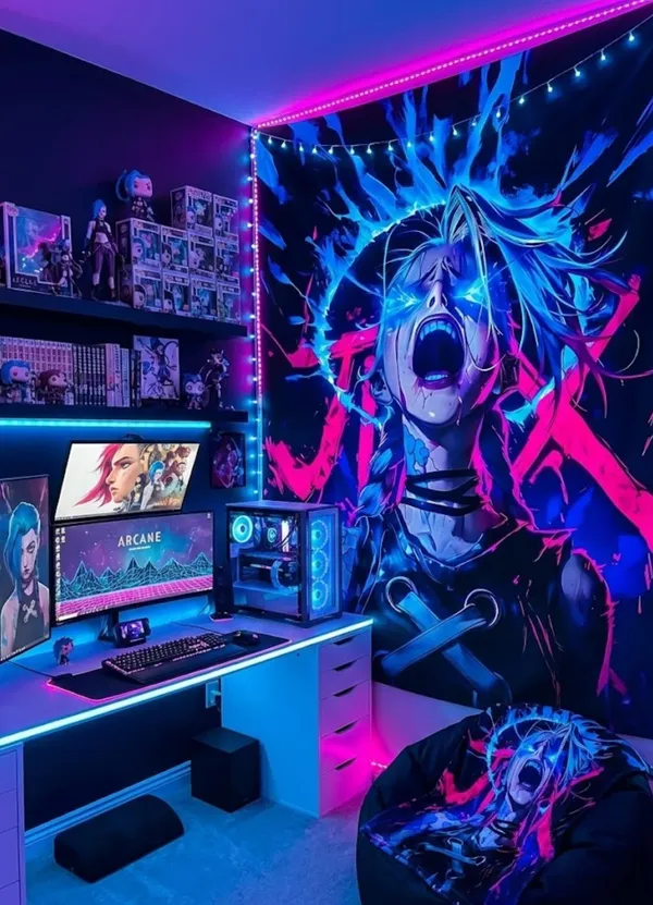 Jinx_Arcane_Anime_Tapestry_For_Home_Bedroom_Living_Room_Multicolor