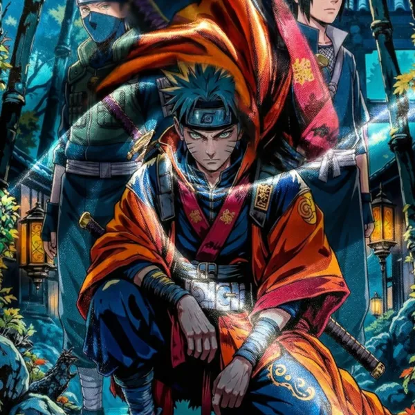 Team_7_Legends_Naruto_Sasuke_Kakashi_Anime_Wall_Tapestry