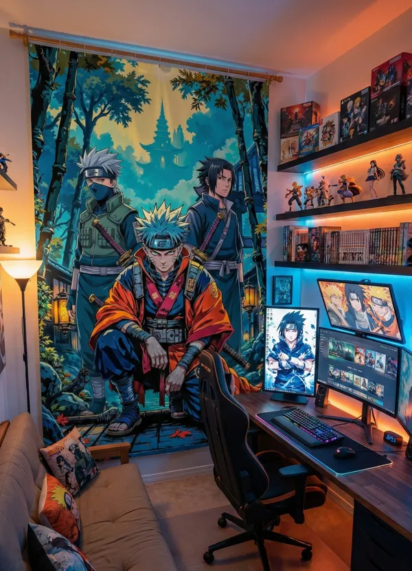 Team_7_Legends_Naruto_Sasuke_Kakashi_Anime_Wall_Tapestry
