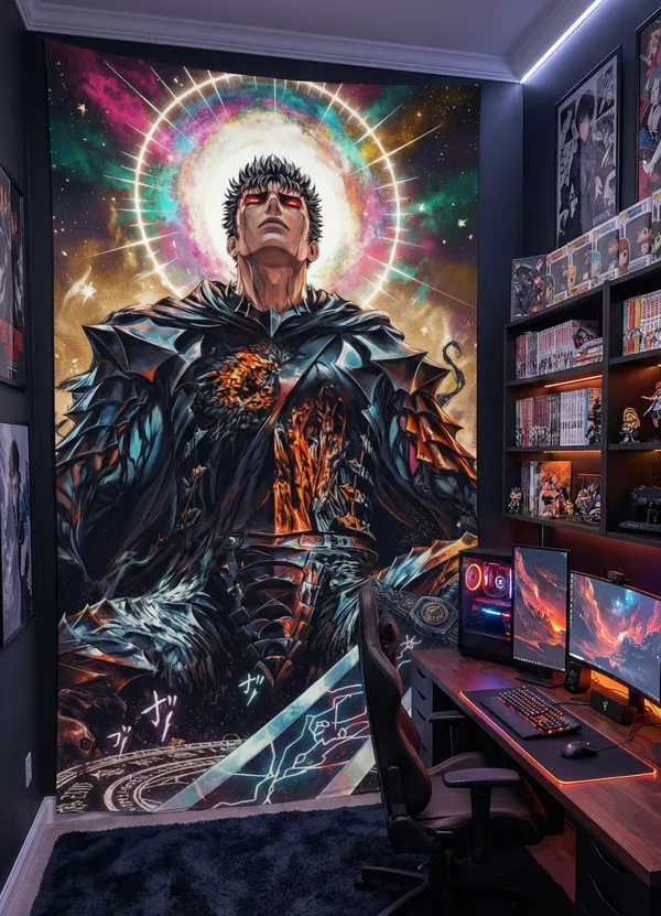 Dark_Fantasy_Anime_Warrior_Wall_Tapestry_In_Modern_Gaming_Room