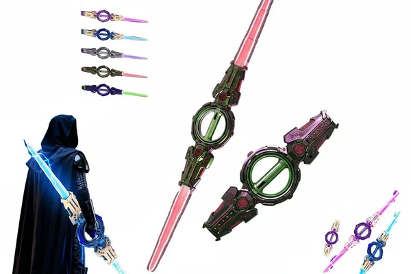 Double_Edge_Lightsaber_Fire_Spin_Katana_Limited_Edition_White